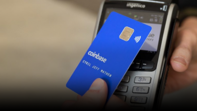 بطاقة فيزا Coinbase تضيف خمسة عملات رقمية